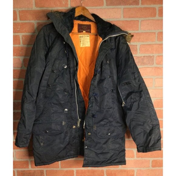 Vintage Anderson Little Arctic Parka Winter Snow Flying Jacket Hooded Pockets Me